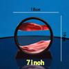 3D-Sandkunstbild aus bewegtem Glas, Sandlandschaft aus der Tiefsee, Sanduhr, Treibsand-Basteln, fließendes Sandgemälde, Büro, Heimdekoration, Geschenk