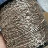 Reiskorn Bunte Paillettenkette Eine Rolle 200 Yards, Drahtperlen Bunte Doudou Perlen DIY Stricken & Häkeln