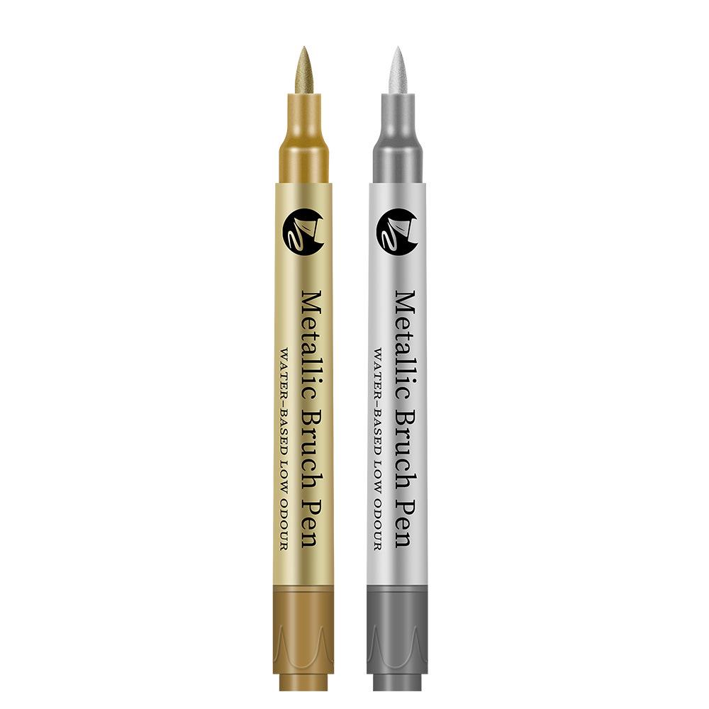 Soft Tip Metallic Highlighter & Signature Pen for Cards and Painting