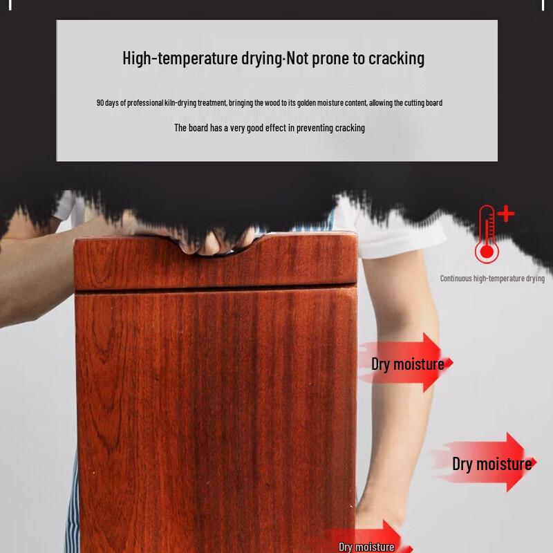 Massives Ebenholz Küchenschneidebrett