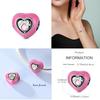 New In Charms 925 Silver Girls Luminous Pink Pendant Charms Bead Fit Original 925 Bracelet For Women DIY Jewelry Gift