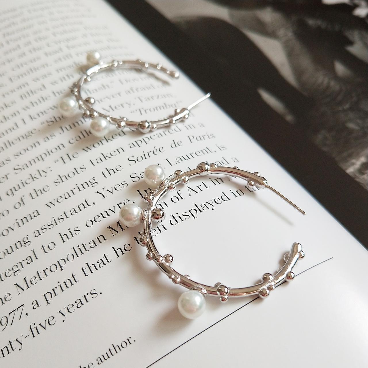 

Серьги-гвоздики в виде веточки из стерлингового серебра 925 пробы в минималистском стиле с ракушками, модные женские серьги