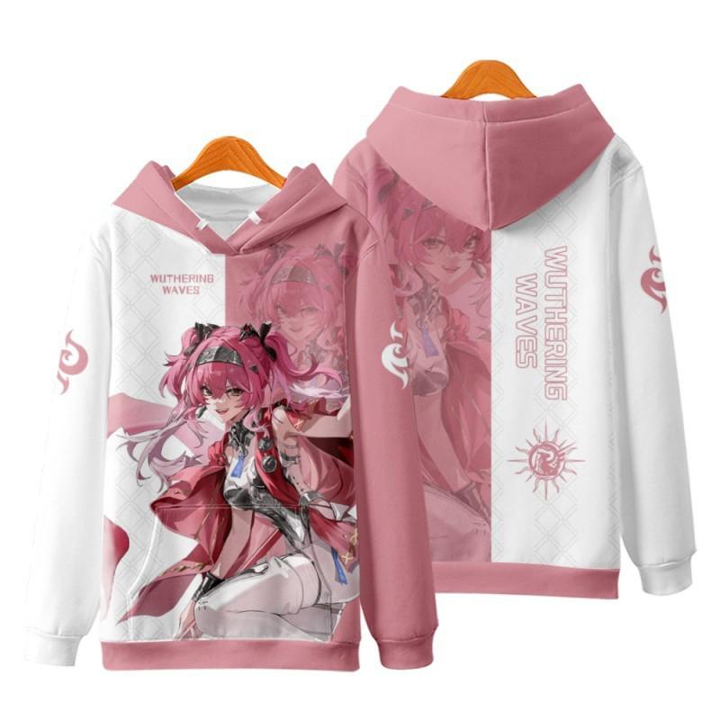 Game Wuthering Waves All Role Playing Hoodie 3D Print Men Women Anime Sweatshirt  Spring Autumn  Hoodies Casual Y2k Tracksuit Coat