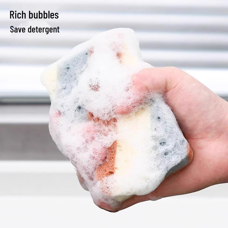 Magic Kitchen Sponge Eraser: Multifunctional Wood Pulp Dishcloth for Strong Decontamination & Non-Stick Oil Dishwashing