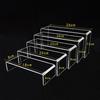 Acrylic U-Shaped Display Stand for Cosmetics, Figurines, Desserts, and Shoes
