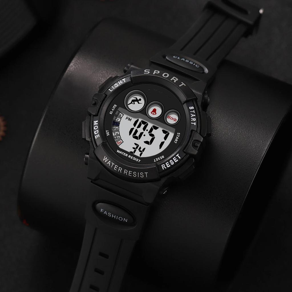 Waterproof Sport LED Digital Watches Electronic Watch for Kids Children Boys Girls Gifts