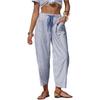 Pantaloni dritti da donna Pantaloni casual alla moda Pantaloni Harlan a nove punti
