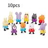 Adorable Pig Family Of Four Plastic Figures For Creative Birthday Cake Decoration