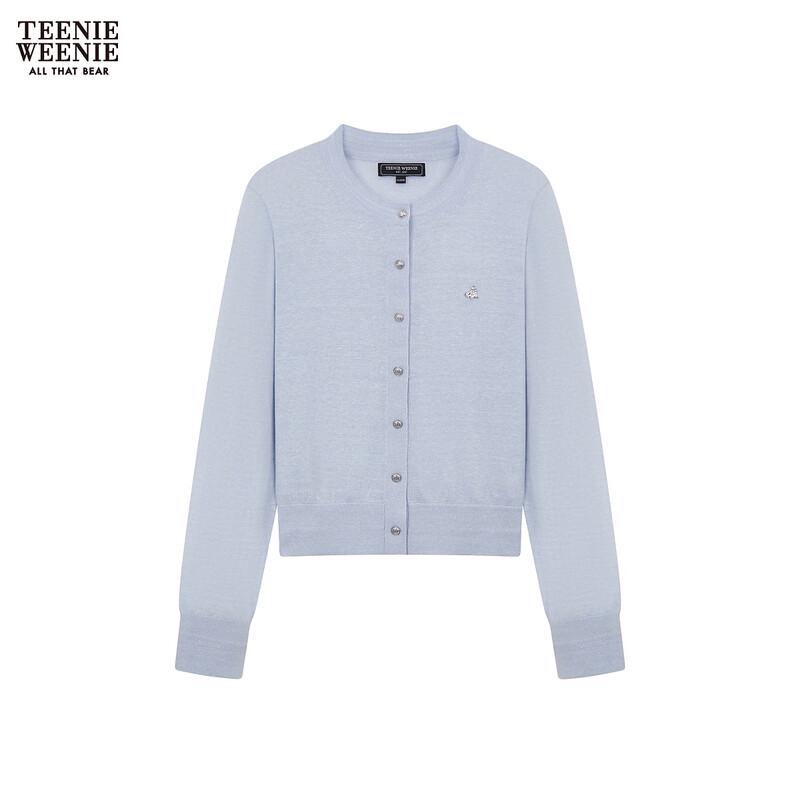 Teenie Weenie Women's Bear Letter Knitted Cardigan