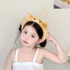 Panda Cat Fishing Plush Headband Hair Accessories Girls Cartoon Hairband Adorable Hair Hoop  Party