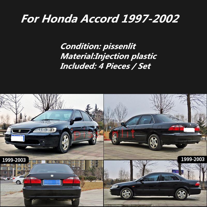 For Honda Accord 97-2002 Rain Giards Accessories Window Visor Car Rain Shield Deflectors Awning Trim Cover Exterior Rain Giards