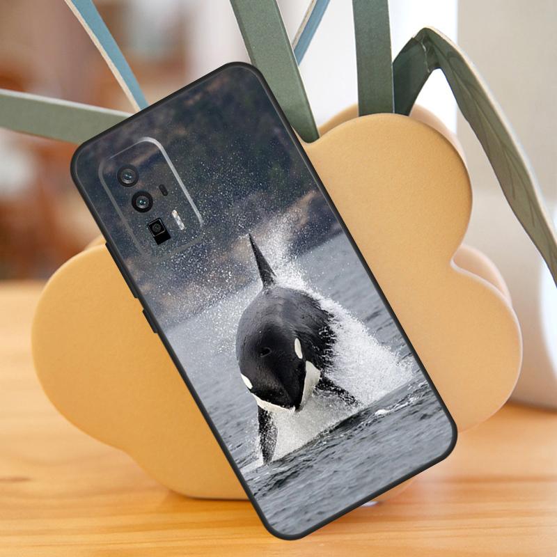 Killer Whale Orca Case For POCO X3 X6 F6 Pro M6 X5 F3 F5 M5s Xiaomi 13 14 Ultra 12 Lite 11T 12T 13T Pro Cover