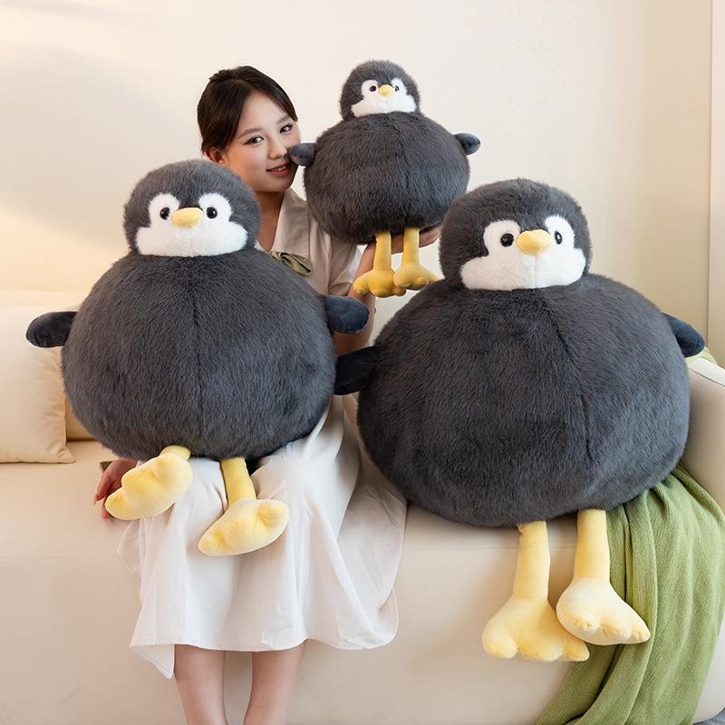 Belly Big Penguin Stuffed Toy Pillow Room Decoration Pp Cotton Filling Girl Gift