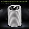 100 Pcs 304 Stainless Steel Wire Screw Sleeve Thread Repair Kit M10*1.5 2.5D