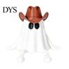 Ghost Figurines for Halloween Pumpkin Figurine, 3D Printed Statue with Stress Relief Fidget Toys Poseable Joint, Spooky Articulated Decor Ornament