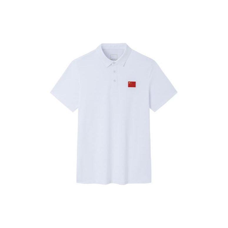 Anta Champion All Weather Collection Polo Shirt Men s Gravel White 152320128-1 M