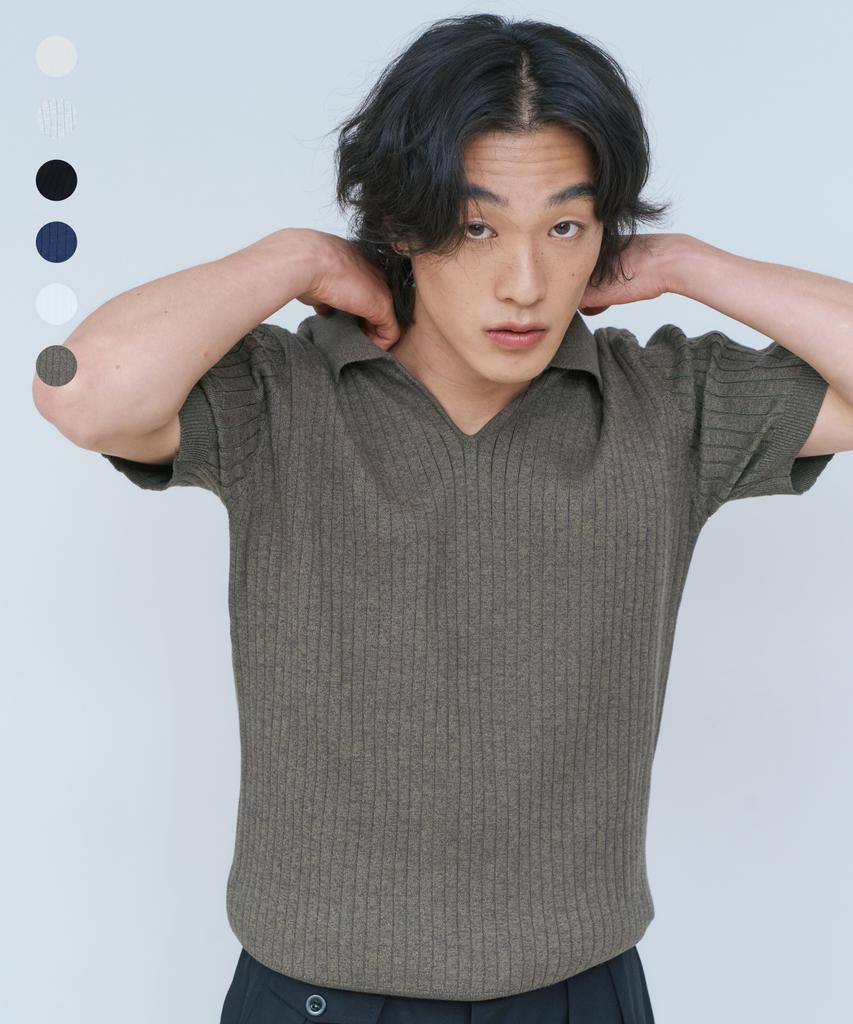 Nodeun Summer Open Collar Knit - 6 Colors