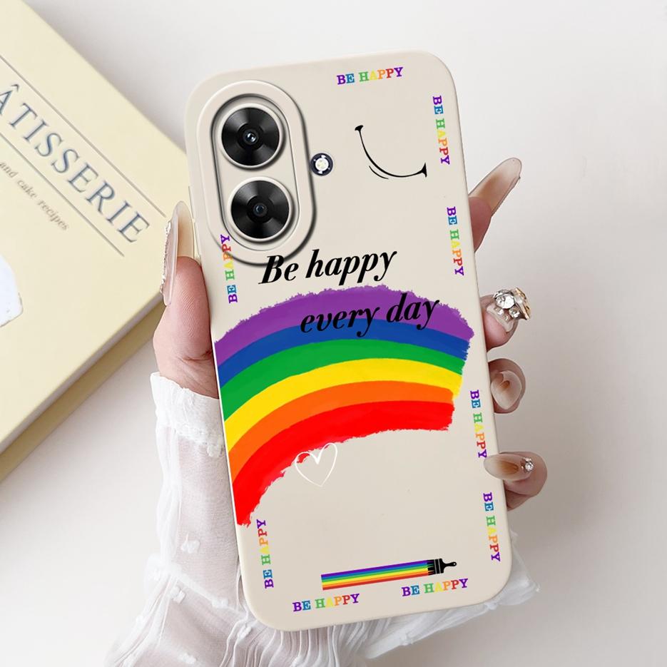 Für Realme Note 60 Hülle Luxus Kunst Bemaltes Cover Stoßfest Weiches Silikon Handyhülle Für Realme Note 50 Note50 Note60 Rückseite