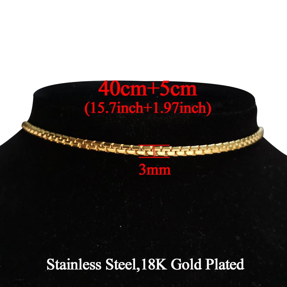 2025 High Quality Clavicle Blade Chains Dropshipping Women Gold Silver Color Stainless Steel 35+5cm Snake Choker Necklace Chain