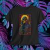 Vintage Style Skull Reaper Tee Gothic Death Cloak Graphic Shirt