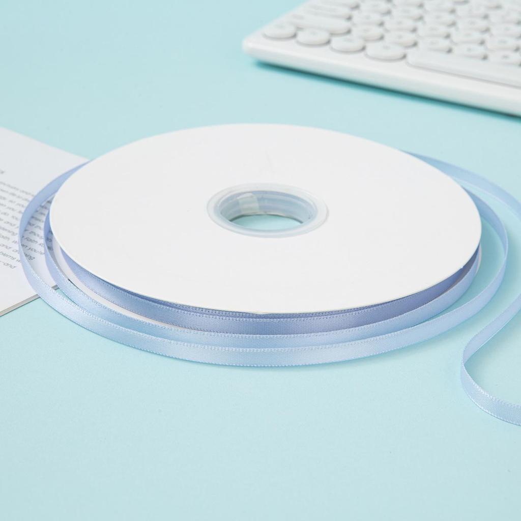 "0.6cm-1cm Polyester Ribbon for DIY Bows, Bouquets, and Gift Boxes"