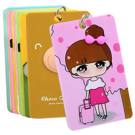 

Держатель кредитной карты Брелок Брелок Брелок Рукав Набор Автобус Карта Чехол Сумка