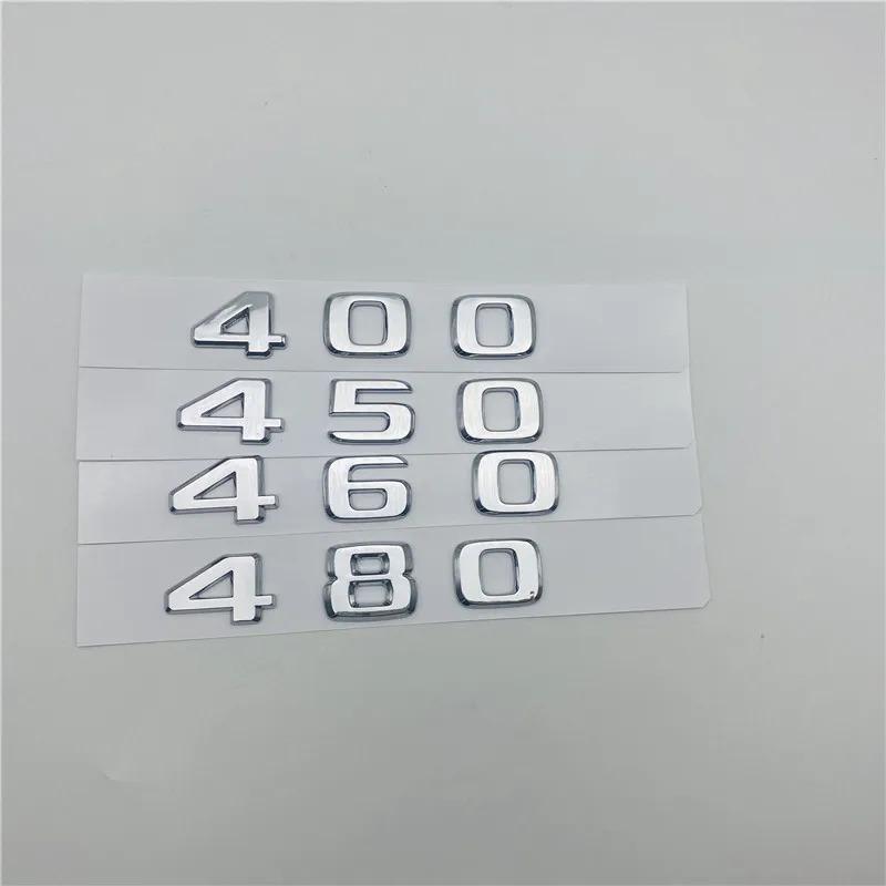 ABS For Mercedes-Benz BRABUS 400 450 460 480 500 550 560 580 600 650 700 800 850 880 900 Chrome Letters Number Trunk Emblem Logo UX0