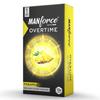 Overtime Pineapple Flavoured Condoms for Men | 10 Pcs | Dotted, Contoured & Ribbed Condoms | For Long-Lasting Pleasure Of Both