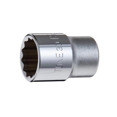 TONE Socket Drive Angle Width Across Flats 15mm (12-sided) 3D-15 9.5mm (3/8")