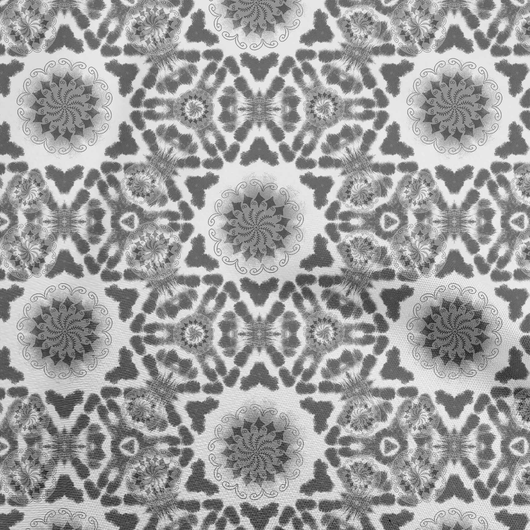 

OneOone Cotton Flex Темно-синя тканина Азіатська краватка та фарби для стьобання Тканина для шиття з принтом у дворі 40 дюймів 42 Inch Wide - Viscose Chiffon сірий колір