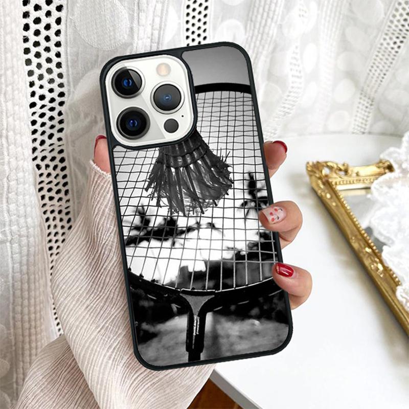 Badminton Sport phone Case Cover For iPhone 17 Air 16 15 14 Plus for apple 16 11 12 13 Pro Max coque