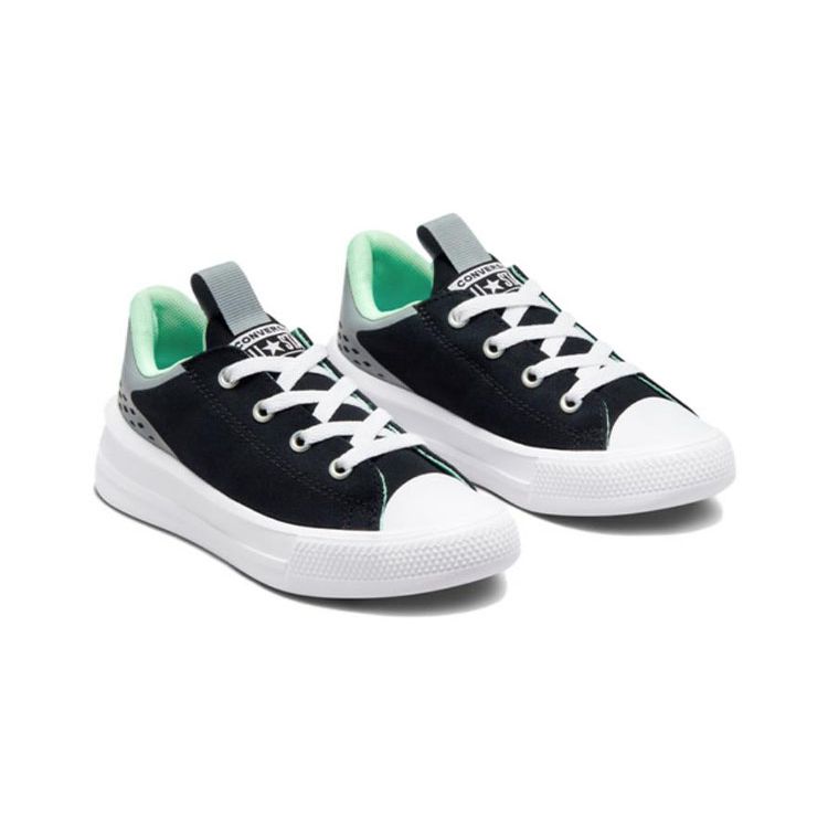 Converse Chuck Taylor All Star Low Top Kids Sneakers Kids Sneakers Black Gray A01028C