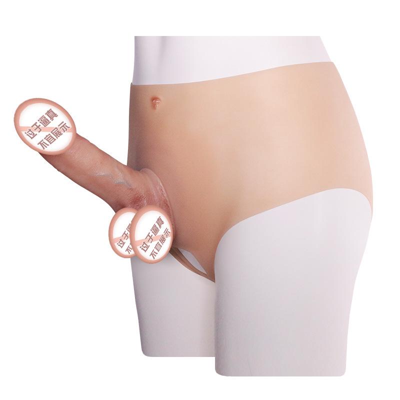 Long Love Tragbarer Silikon-Dildo-Vibrator - Realistisches Weiches Fleisch-Penis-Spielzeug für weibliche Masturbation.