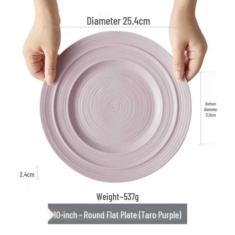 Cartoon Underglaze Ceramic Plate