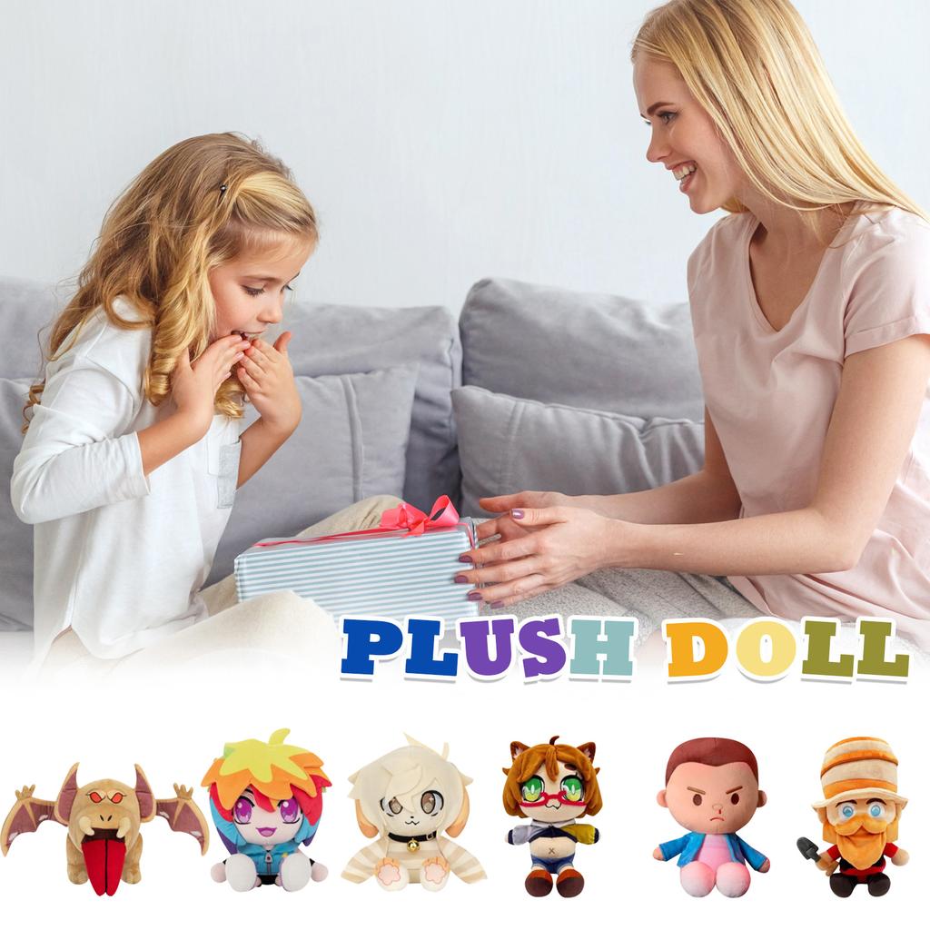 Plüschpuppe, Spielzeuggeschenk, Cartoon, Stoffpuppe für Kinder, Geschenkkissen für Kinder