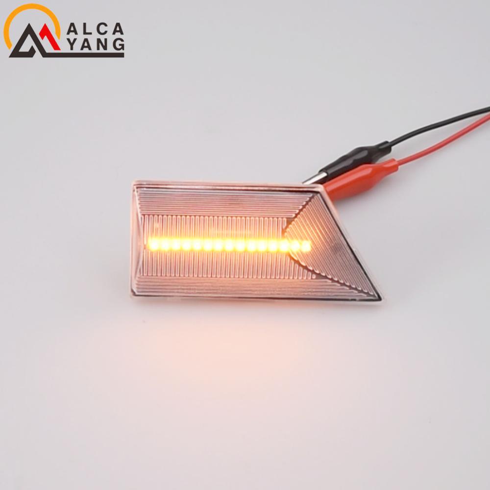 Car Led Dynamic Turn Signal Light For Opel Vectra C 2002-2008 Signum 2003-2008 Side Marker Fender Lights Blinker Indicator LampTurn Signal 2