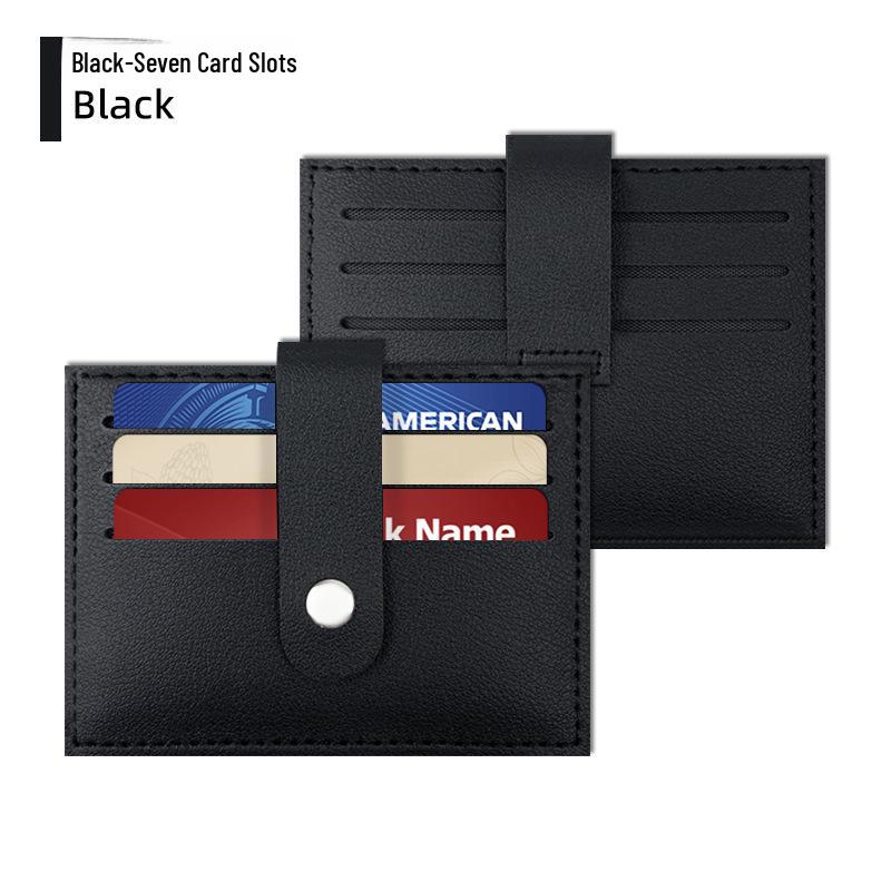 Exquisite Anti-Theft RFID Leather PU Card Holder: Universal, Spacious, & Stylish for Women