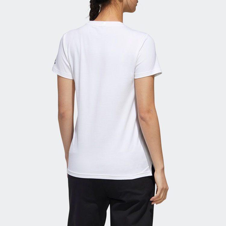adidas T Shirts Women's White Crew Neck Moderate Other GL5637