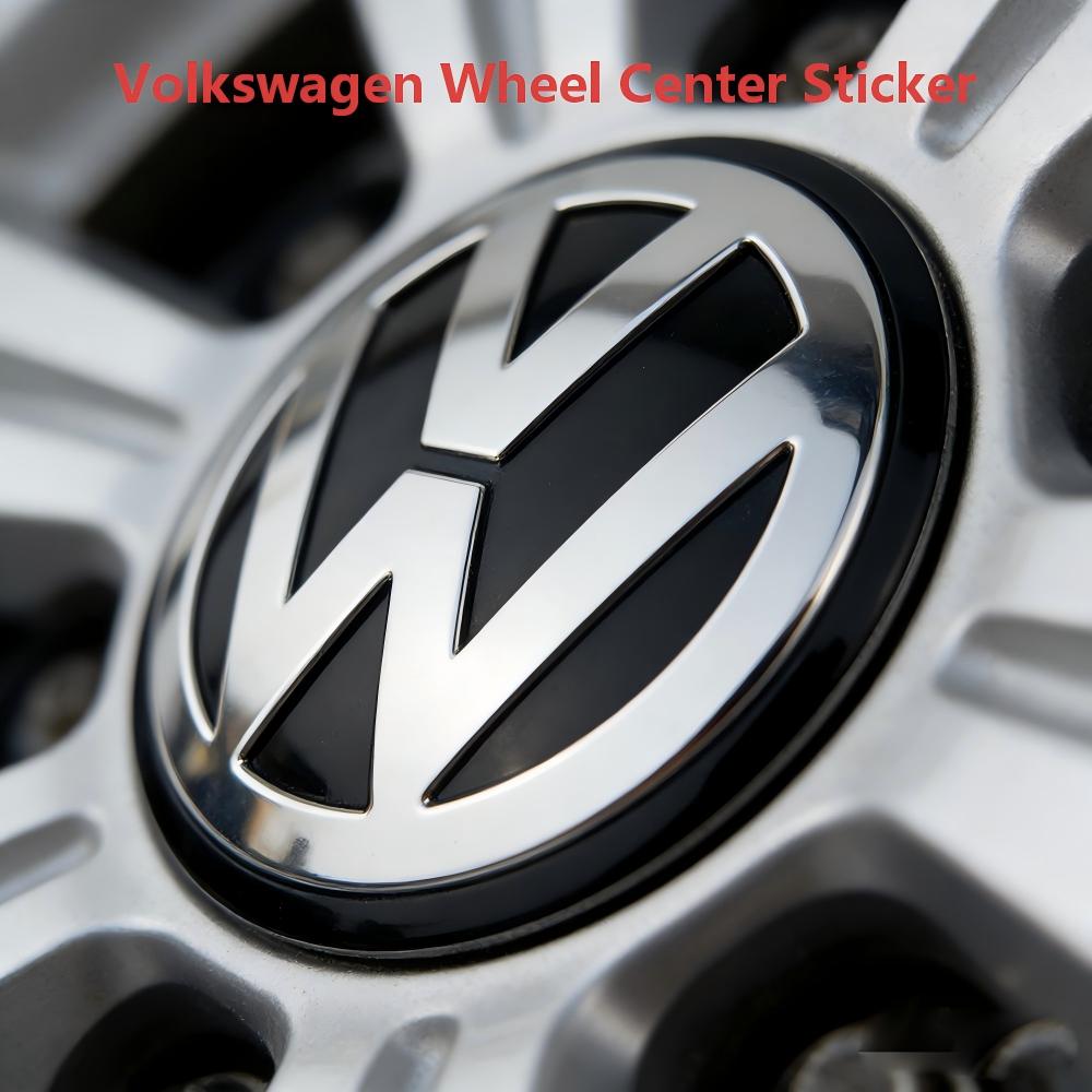 4Pcs New 56/60/65mm Volkswagen Car Wheel Center Hub Caps Badge Sticker for VW R CC TSI b6 b5 Polo Jetta MK7 GTI Tiguan Golf 4 5 VG7Y3