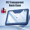 Bulk Purchasing For iPad (2025)/10.9 (2022) Case Stand Leather+TPU+PC Clear Tablet Cover with Pen Slot