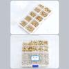 Metal Nut set Brass Threaded Insert Nut set Essential Fasteners Heat Resistant Nut set Gift for Engineers & Hobbyists
