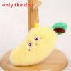Watermelon Apple Eggplant Garlic Carrot Plush Keychain For Girls Accessory Bag