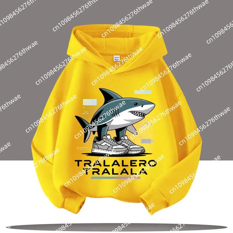 Tung Tungtung Sahur Ležérní Top s dlouhým rukávem Chlapecké oblečení Italský brainrot Dětská mikina Vtipná kreslená grafika Tenké mikiny