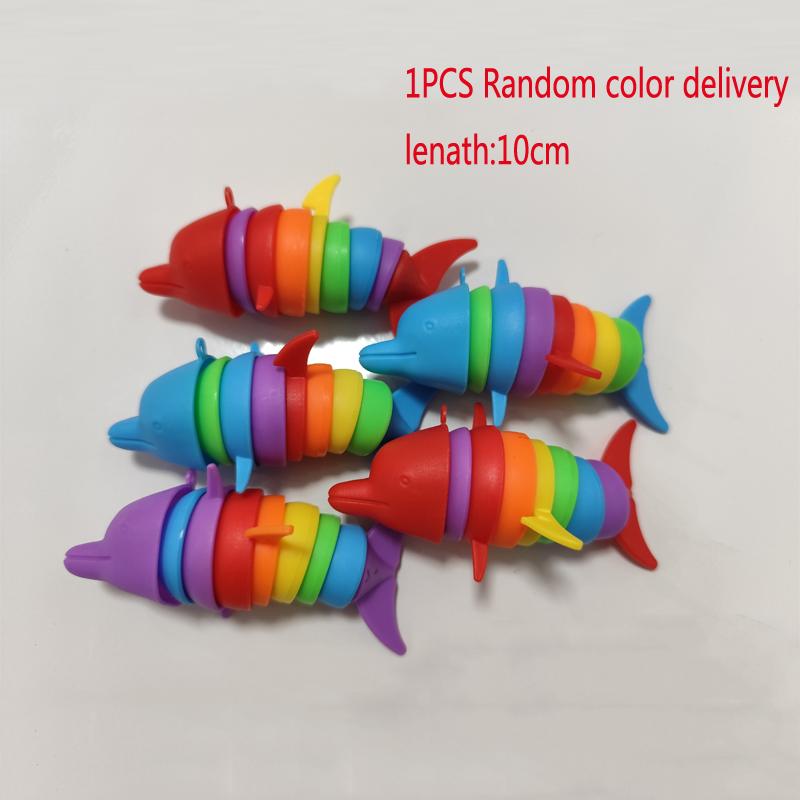 Alligator Caterpillar Unique Articulated Children'S Exploration Fun Toy 3D Sensory Fidget Toy Pressure Relief Anti-Anxiety Toy