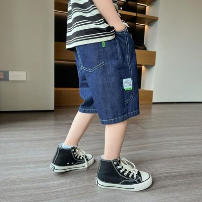 Children's Pants, Boys' Summer Shorts, Big Children's Denim Pants, Summer Thin Sports Trendy Pants