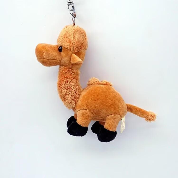 Plush Camel & Alpaca Keychain - Cartoon Animal Doll Pendant Gift