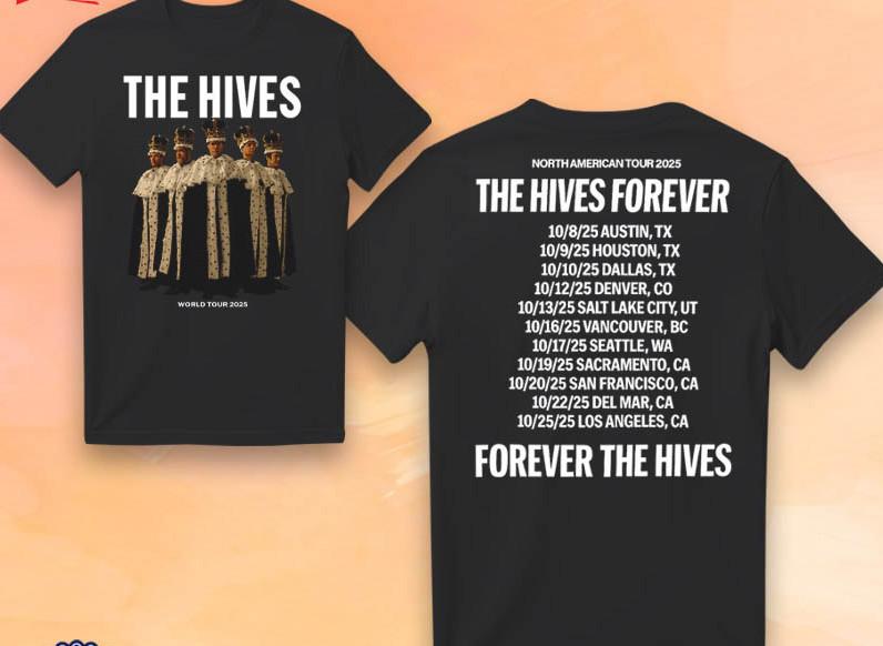 The Hives North American Tour 2026 Shirt T-Shirt shirt XXL