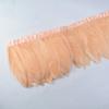 1Meter Colored Goose Feathers Trims Real Geese Feather Trim Tassel Fringe Ribbon White Black Feather Crafts Clothes Accessories