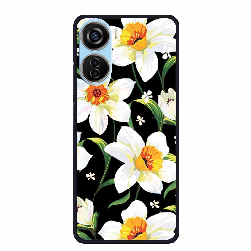 Schwarze Silikonhülle für ZTE Blade V50 Design 5G Libero 5G IV V41 Vita Axon 40 lite Handyhülle Cartoon Katze Weiche Rückseite Hülle