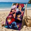 Jujutsu Fluchkampf Strandtuch, Mikrofaser Strandtuch, Perfekt für Pool, Strand, Reisen, Heimdeko Strandparty Fan Geschenke